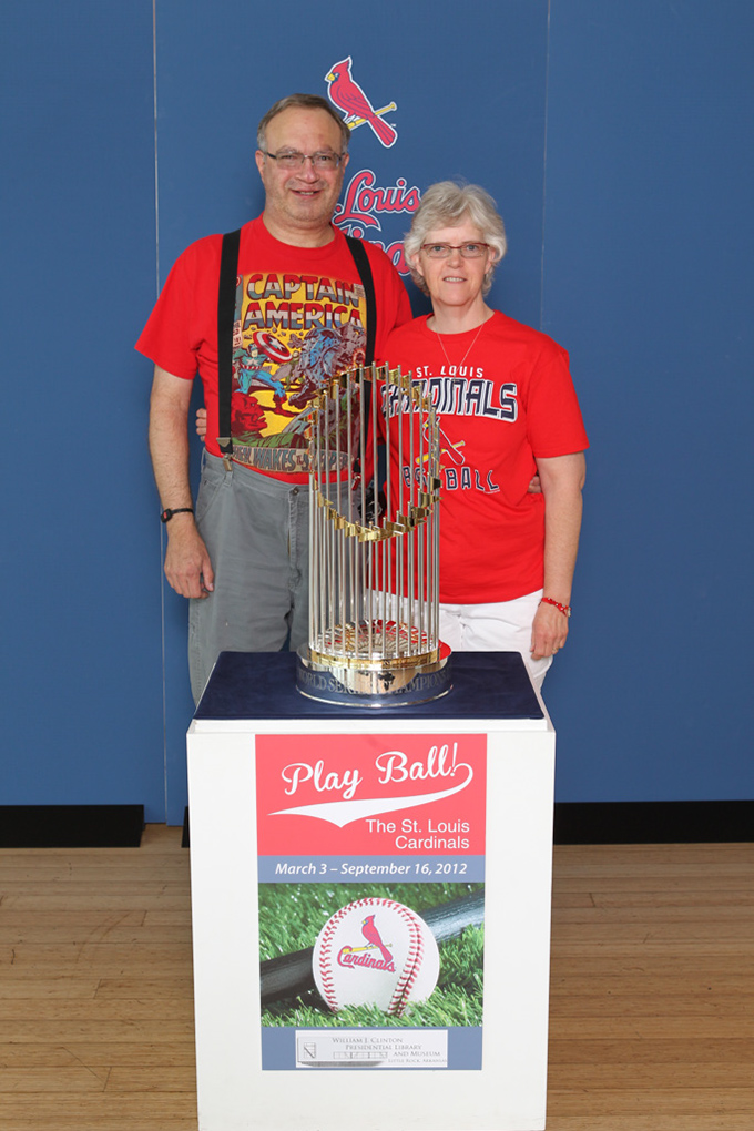 489 ©NELSON CHENAULT CLINTON CENTER presents ST LOUIS CARDINALS WORLD CHAMPIONSHIP TROPHY 070412