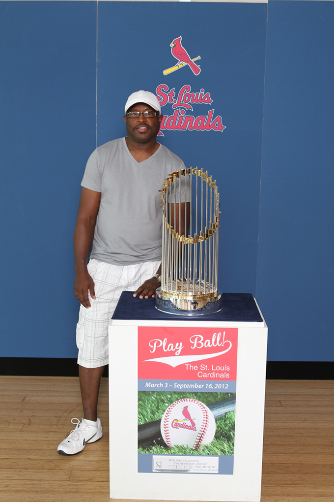 502 ©NELSON CHENAULT CLINTON CENTER presents ST LOUIS CARDINALS WORLD CHAMPIONSHIP TROPHY 070412