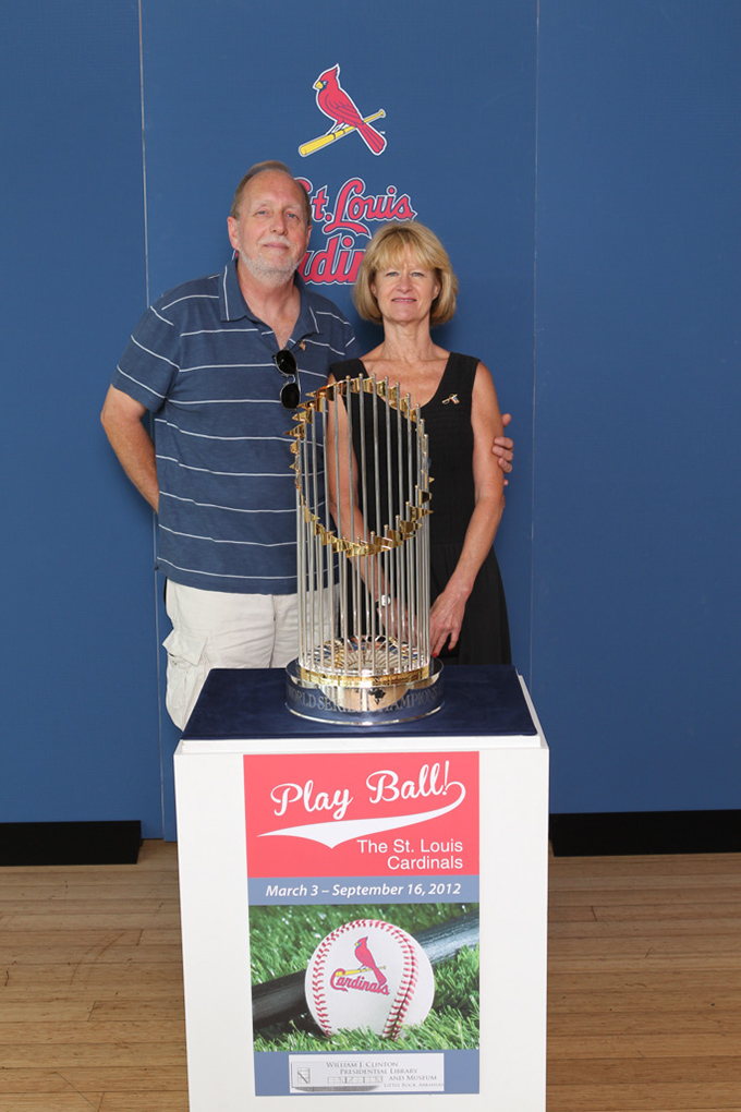 511 ©NELSON CHENAULT CLINTON CENTER presents ST LOUIS CARDINALS WORLD CHAMPIONSHIP TROPHY 070412