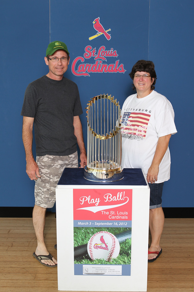 498 ©NELSON CHENAULT CLINTON CENTER presents ST LOUIS CARDINALS WORLD CHAMPIONSHIP TROPHY 070412