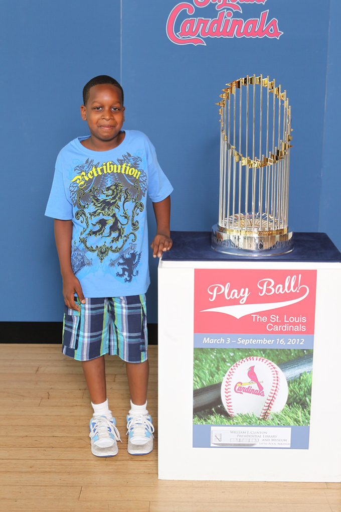 504 ©NELSON CHENAULT CLINTON CENTER presents ST LOUIS CARDINALS WORLD CHAMPIONSHIP TROPHY 070412