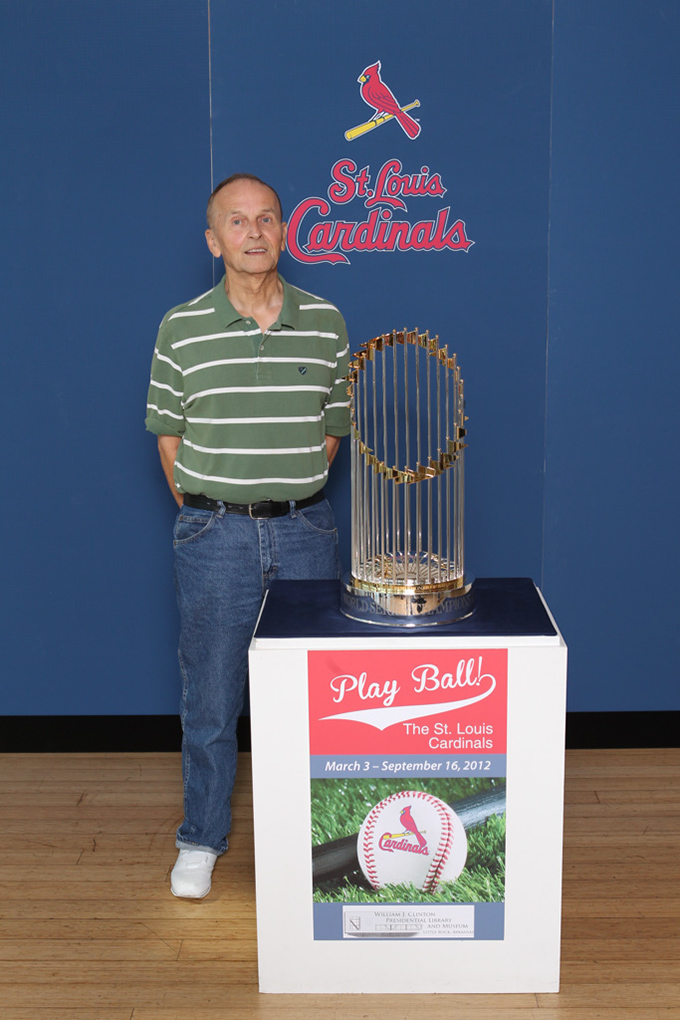 020 ©NELSON CHENAULT CLINTON CENTER presents ST LOUIS CARDINALS WORLD CHAMPIONSHIP TROPHY 070412