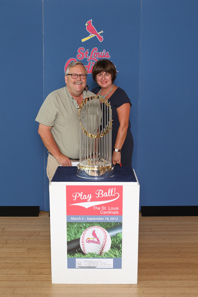 540 ©NELSON CHENAULT CLINTON CENTER presents ST LOUIS CARDINALS WORLD CHAMPIONSHIP TROPHY 070412