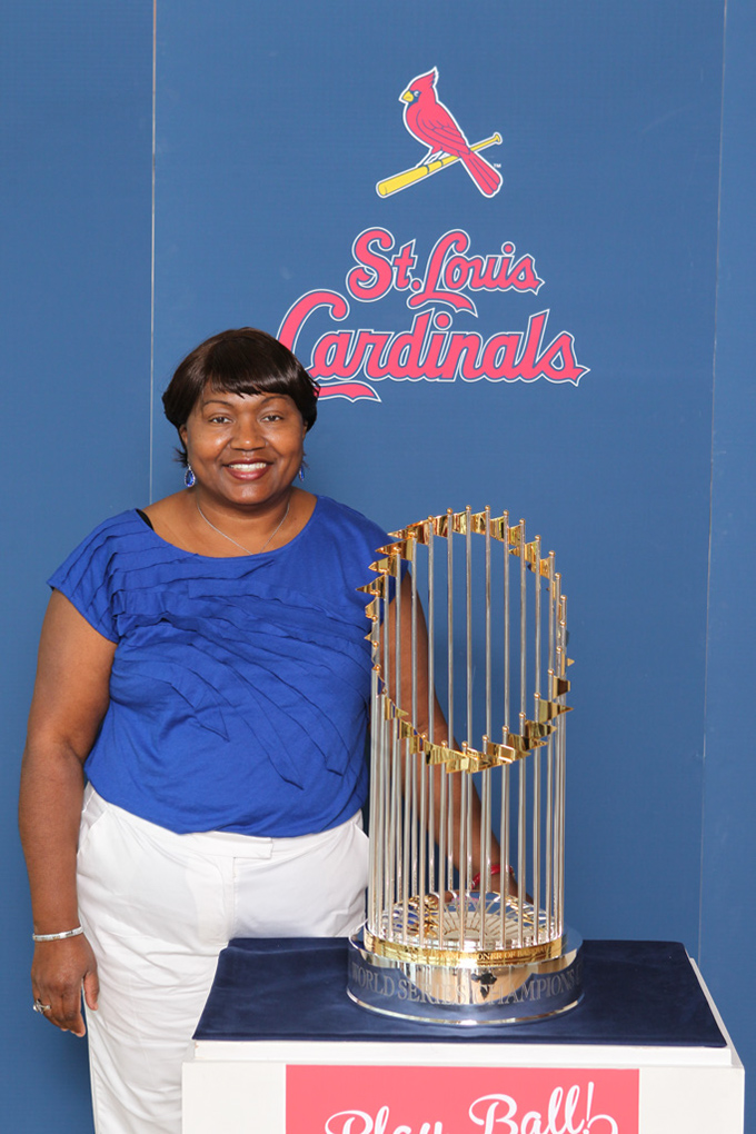 240 ©NELSON CHENAULT CLINTON CENTER presents ST LOUIS CARDINALS WORLD CHAMPIONSHIP TROPHY 070412