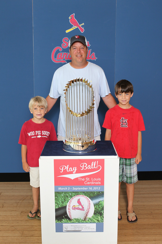 491 ©NELSON CHENAULT CLINTON CENTER presents ST LOUIS CARDINALS WORLD CHAMPIONSHIP TROPHY 070412