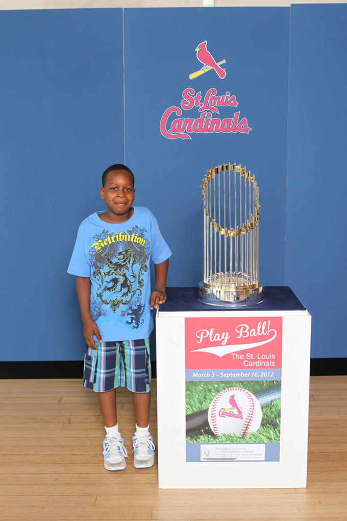 503 ©NELSON CHENAULT CLINTON CENTER presents ST LOUIS CARDINALS WORLD CHAMPIONSHIP TROPHY 070412