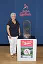 030 ©NELSON CHENAULT CLINTON LIBRARY presents ST LOUIS CARDINALS WORLD CHAMPIONSHIP TROPHY 070412