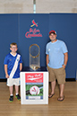 012 ©NELSON CHENAULT CLINTON LIBRARY presents ST LOUIS CARDINALS WORLD CHAMPIONSHIP TROPHY 070412