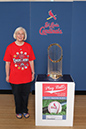 007 ©NELSON CHENAULT CLINTON LIBRARY presents ST LOUIS CARDINALS WORLD CHAMPIONSHIP TROPHY 070412