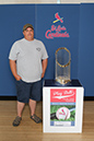 008 ©NELSON CHENAULT CLINTON LIBRARY presents ST LOUIS CARDINALS WORLD CHAMPIONSHIP TROPHY 070412