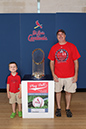 014 ©NELSON CHENAULT CLINTON LIBRARY presents ST LOUIS CARDINALS WORLD CHAMPIONSHIP TROPHY 070412