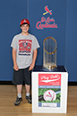 017 ©NELSON CHENAULT CLINTON LIBRARY presents ST LOUIS CARDINALS WORLD CHAMPIONSHIP TROPHY 070412