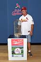 031 ©NELSON CHENAULT CLINTON LIBRARY presents ST LOUIS CARDINALS WORLD CHAMPIONSHIP TROPHY 070412