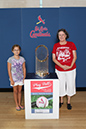023 ©NELSON CHENAULT CLINTON LIBRARY presents ST LOUIS CARDINALS WORLD CHAMPIONSHIP TROPHY 070412