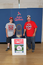 019 ©NELSON CHENAULT CLINTON LIBRARY presents ST LOUIS CARDINALS WORLD CHAMPIONSHIP TROPHY 070412