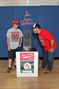 018 ©NELSON CHENAULT CLINTON LIBRARY presents ST LOUIS CARDINALS WORLD CHAMPIONSHIP TROPHY 070412