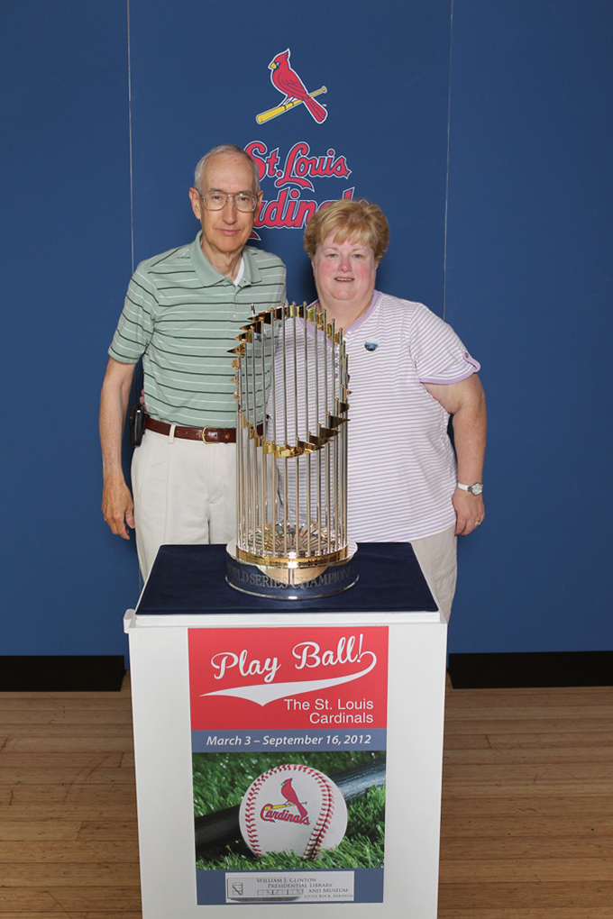 075 ©NELSON CHENAULT CLINTON CENTER presents ST LOUIS CARDINALS WORLD CHAMPIONSHIP TROPHY 070712