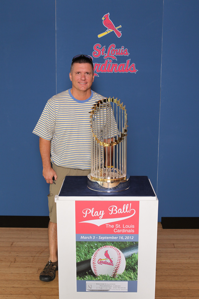 165 ©NELSON CHENAULT CLINTON CENTER presents ST LOUIS CARDINALS WORLD CHAMPIONSHIP TROPHY 070712