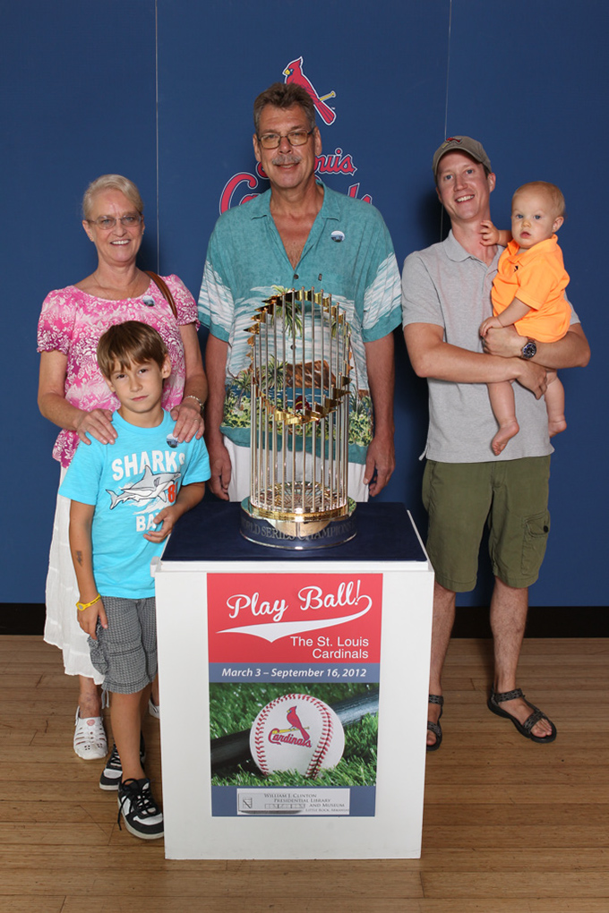 235 ©NELSON CHENAULT CLINTON CENTER presents ST LOUIS CARDINALS WORLD CHAMPIONSHIP TROPHY 070712