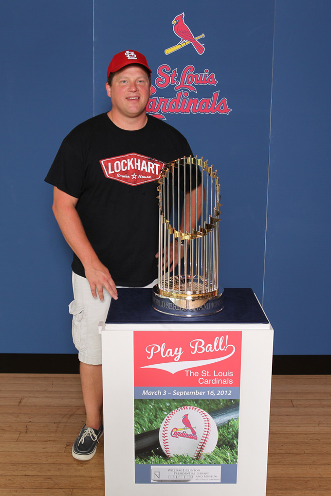 277 ©NELSON CHENAULT CLINTON CENTER presents ST LOUIS CARDINALS WORLD CHAMPIONSHIP TROPHY 070712