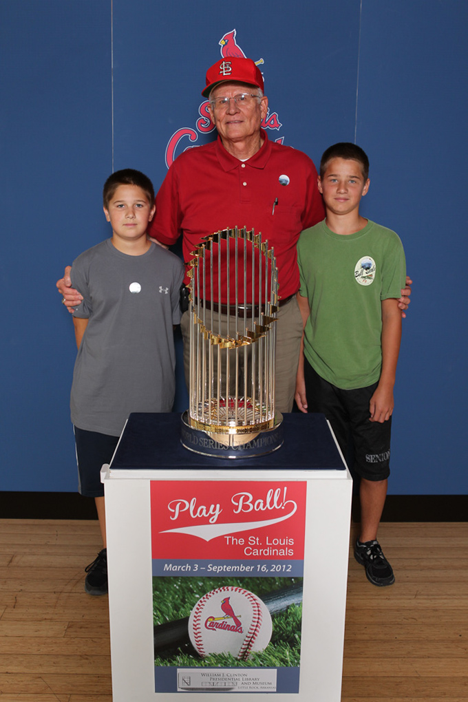 147 ©NELSON CHENAULT CLINTON CENTER presents ST LOUIS CARDINALS WORLD CHAMPIONSHIP TROPHY 070712