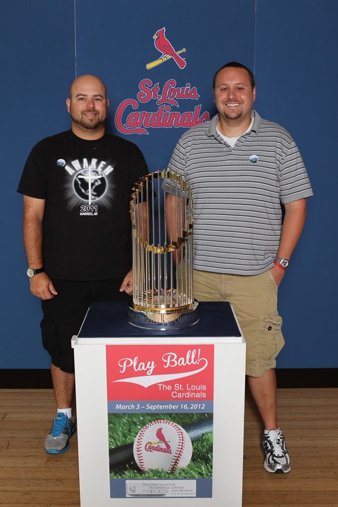 066 ©NELSON CHENAULT CLINTON CENTER presents ST LOUIS CARDINALS WORLD CHAMPIONSHIP TROPHY 070712