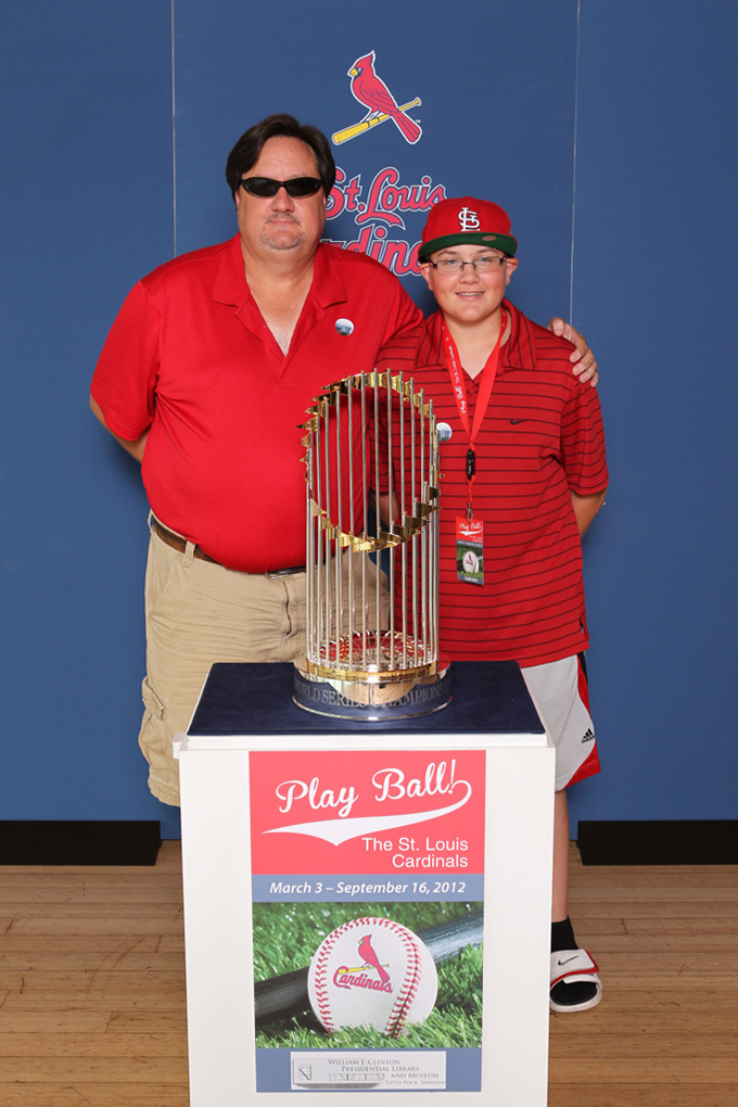 259 ©NELSON CHENAULT CLINTON CENTER presents ST LOUIS CARDINALS WORLD CHAMPIONSHIP TROPHY 070712