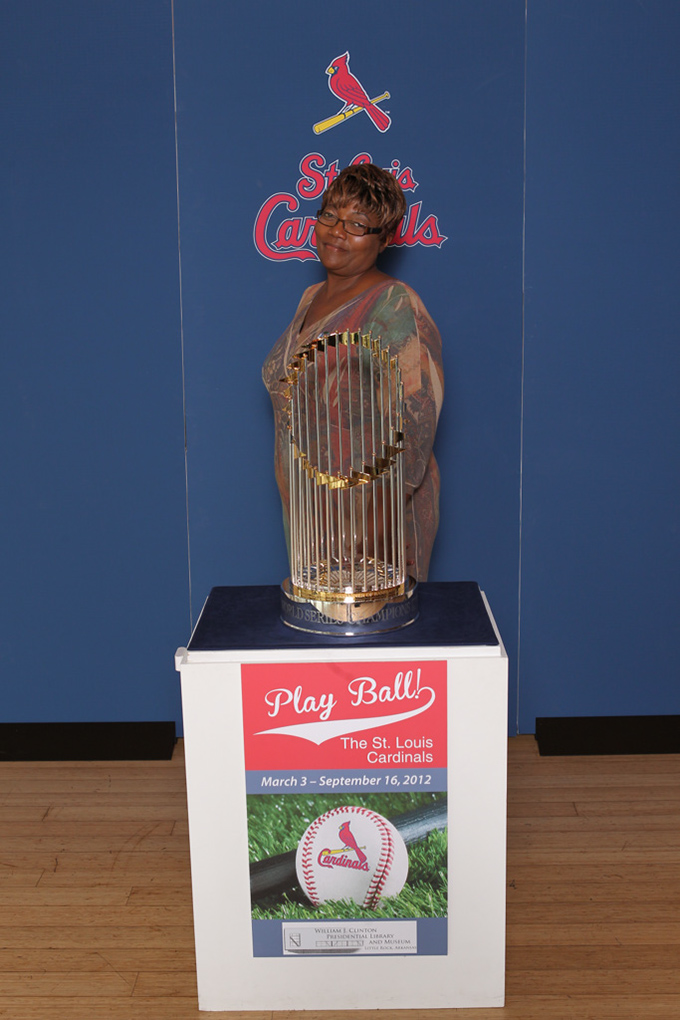 209 ©NELSON CHENAULT CLINTON CENTER presents ST LOUIS CARDINALS WORLD CHAMPIONSHIP TROPHY 070712
