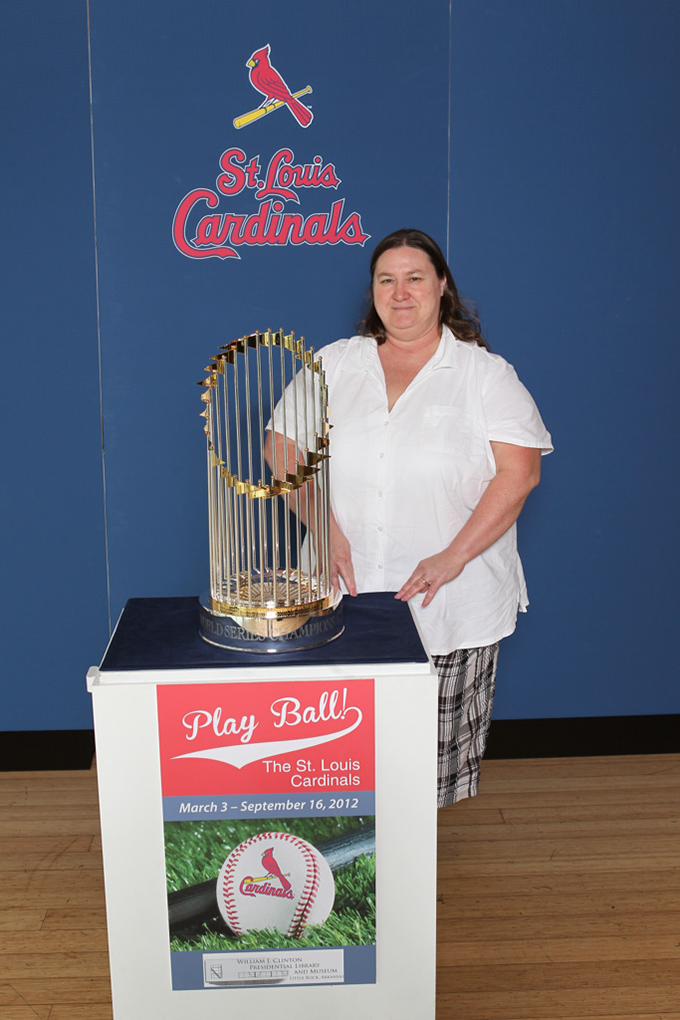 227 ©NELSON CHENAULT CLINTON CENTER presents ST LOUIS CARDINALS WORLD CHAMPIONSHIP TROPHY 070712