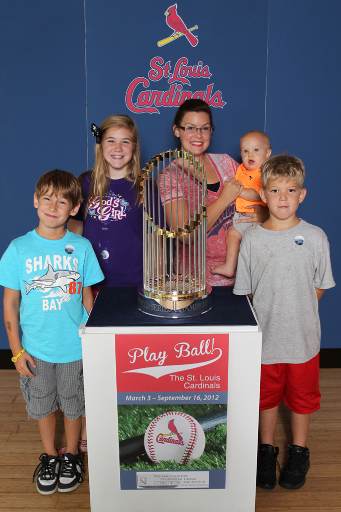 229 ©NELSON CHENAULT CLINTON CENTER presents ST LOUIS CARDINALS WORLD CHAMPIONSHIP TROPHY 070712