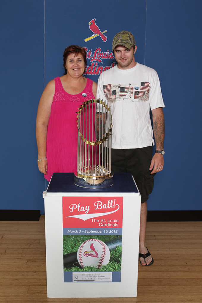 173 ©NELSON CHENAULT CLINTON CENTER presents ST LOUIS CARDINALS WORLD CHAMPIONSHIP TROPHY 070712