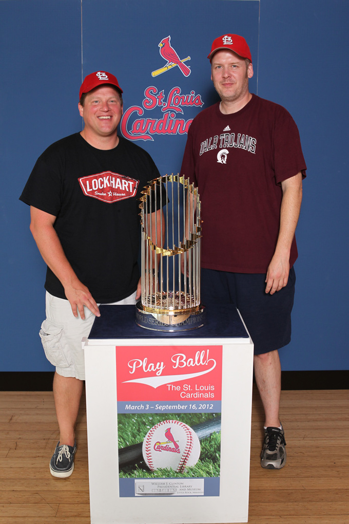 280 ©NELSON CHENAULT CLINTON CENTER presents ST LOUIS CARDINALS WORLD CHAMPIONSHIP TROPHY 070712