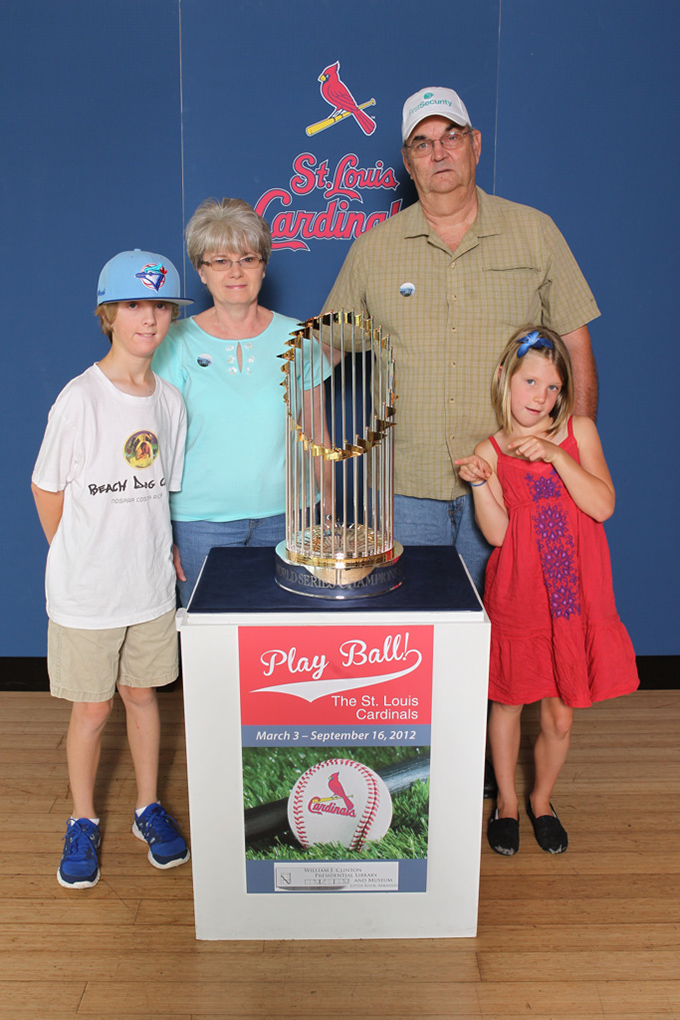 239 ©NELSON CHENAULT CLINTON CENTER presents ST LOUIS CARDINALS WORLD CHAMPIONSHIP TROPHY 070712