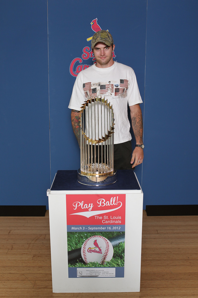 172 ©NELSON CHENAULT CLINTON CENTER presents ST LOUIS CARDINALS WORLD CHAMPIONSHIP TROPHY 070712