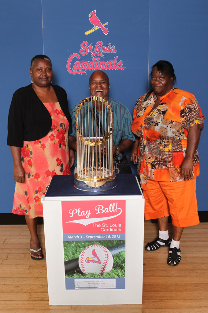 257 ©NELSON CHENAULT CLINTON CENTER presents ST LOUIS CARDINALS WORLD CHAMPIONSHIP TROPHY 070712