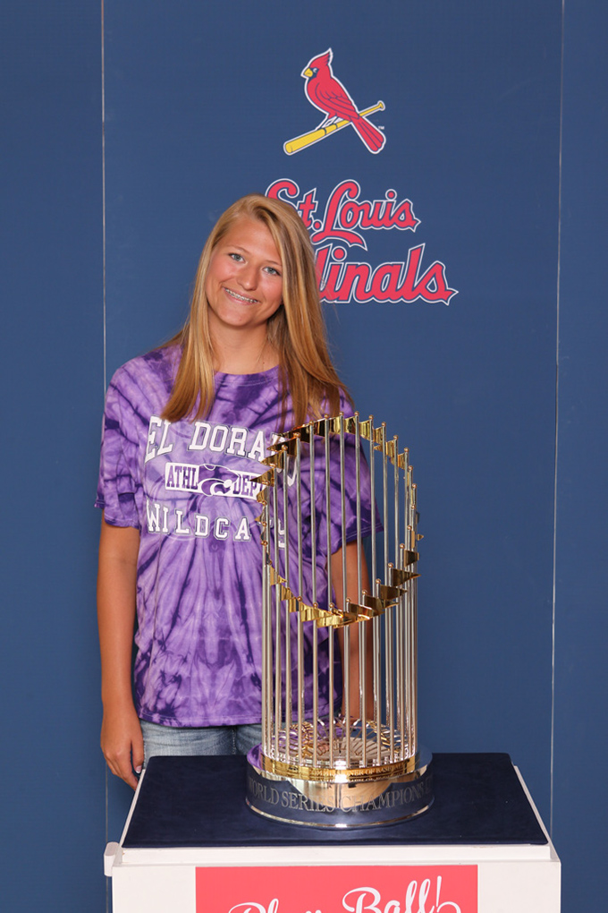271 ©NELSON CHENAULT CLINTON CENTER presents ST LOUIS CARDINALS WORLD CHAMPIONSHIP TROPHY 070712
