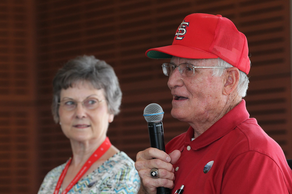 094 ©NELSON CHENAULT CLINTON CENTER presents ST LOUIS CARDINALS WORLD CHAMPIONSHIP TROPHY 070712