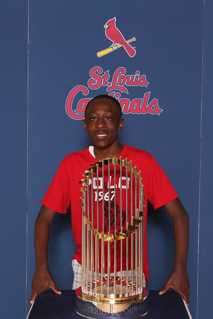 047 ©NELSON CHENAULT CLINTON CENTER presents ST LOUIS CARDINALS WORLD CHAMPIONSHIP TROPHY 070712