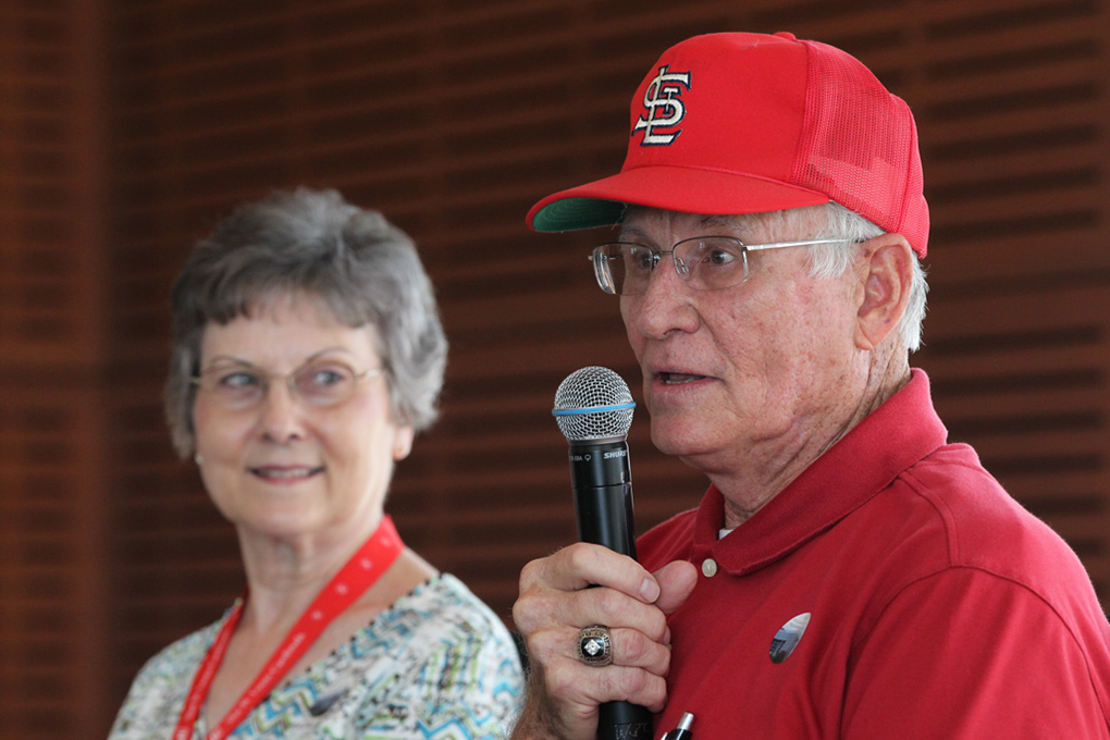 093 ©NELSON CHENAULT CLINTON CENTER presents ST LOUIS CARDINALS WORLD CHAMPIONSHIP TROPHY 070712