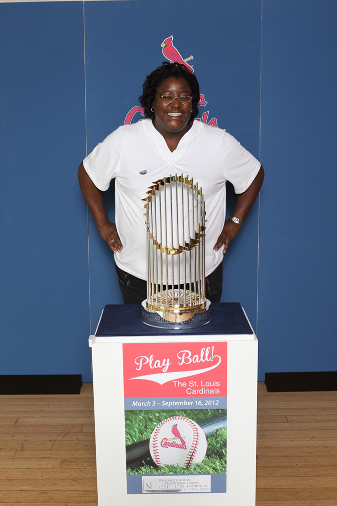 207 ©NELSON CHENAULT CLINTON CENTER presents ST LOUIS CARDINALS WORLD CHAMPIONSHIP TROPHY 070712