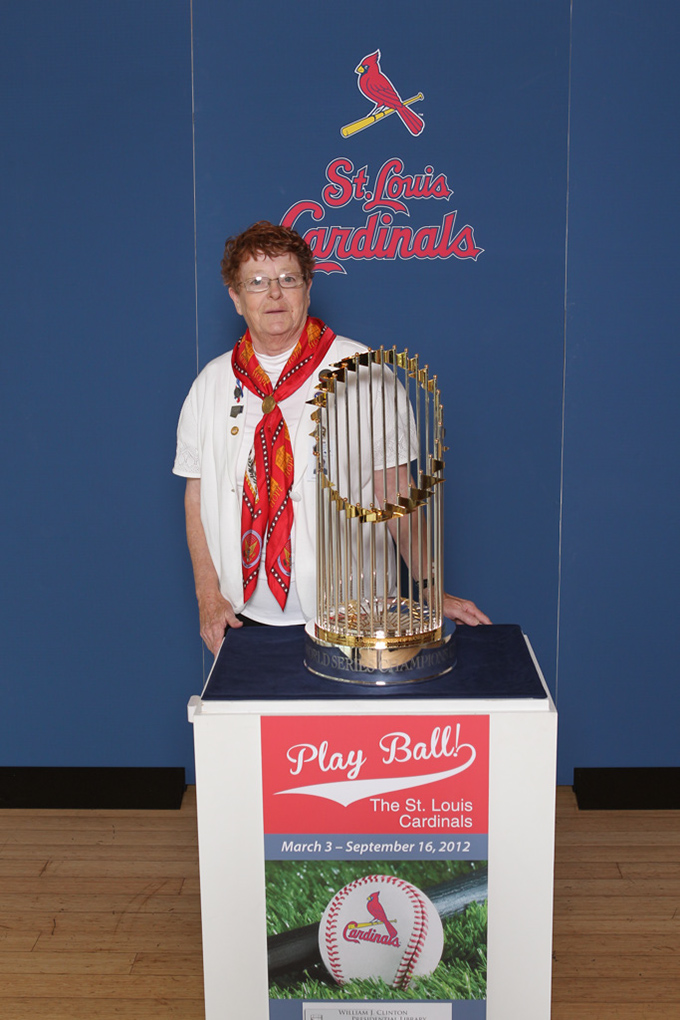 163 ©NELSON CHENAULT CLINTON CENTER presents ST LOUIS CARDINALS WORLD CHAMPIONSHIP TROPHY 070712