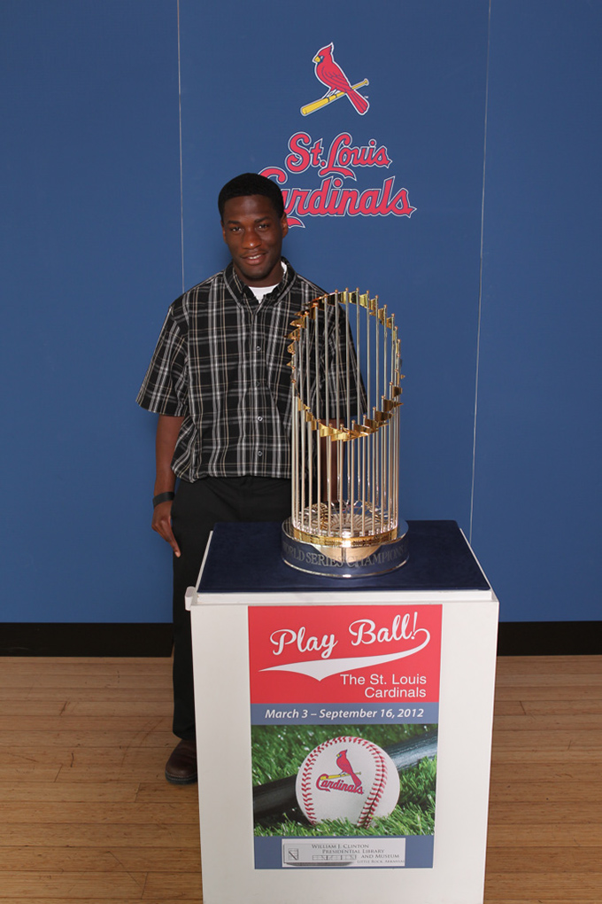228 ©NELSON CHENAULT CLINTON CENTER presents ST LOUIS CARDINALS WORLD CHAMPIONSHIP TROPHY 070712