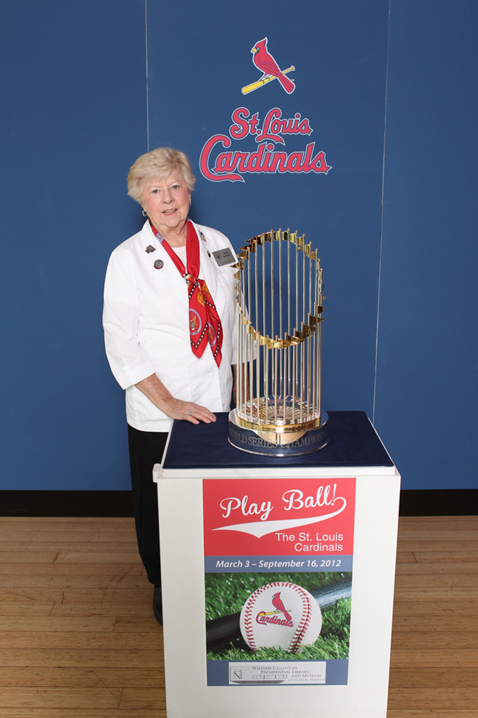 263 ©NELSON CHENAULT CLINTON CENTER presents ST LOUIS CARDINALS WORLD CHAMPIONSHIP TROPHY 070712