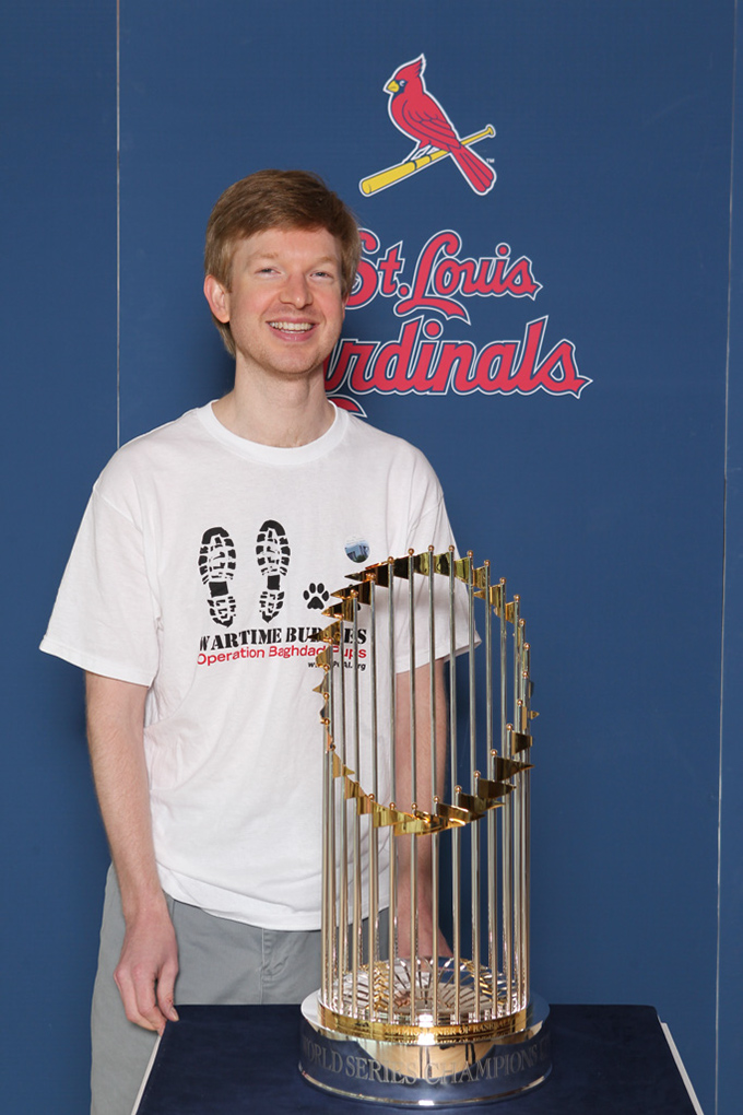051 ©NELSON CHENAULT CLINTON CENTER presents ST LOUIS CARDINALS WORLD CHAMPIONSHIP TROPHY 070712