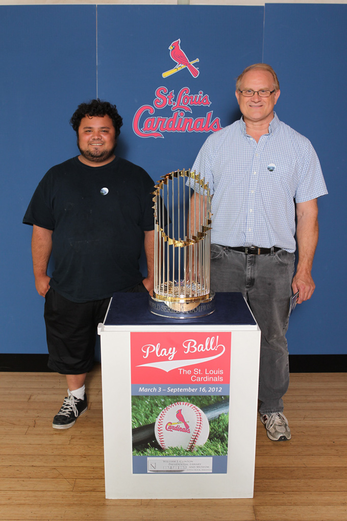 49 ©NELSON CHENAULT CLINTON LIBRARY presents ST LOUIS CARDINALS WORLD CHAMPIONSHIP TROPHY 070812