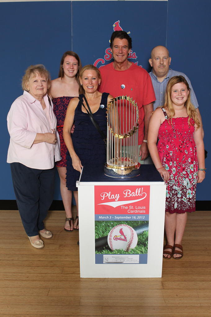26 ©NELSON CHENAULT CLINTON LIBRARY presents ST LOUIS CARDINALS WORLD CHAMPIONSHIP TROPHY 070812