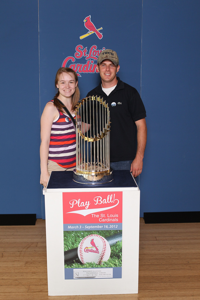 48 ©NELSON CHENAULT CLINTON LIBRARY presents ST LOUIS CARDINALS WORLD CHAMPIONSHIP TROPHY 070812