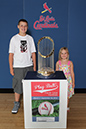35 ©NELSON CHENAULT CLINTON LIBRARY presents ST LOUIS CARDINALS WORLD CHAMPIONSHIP TROPHY 070812