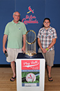 36 ©NELSON CHENAULT CLINTON LIBRARY presents ST LOUIS CARDINALS WORLD CHAMPIONSHIP TROPHY 070812