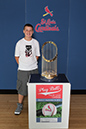 32 ©NELSON CHENAULT CLINTON LIBRARY presents ST LOUIS CARDINALS WORLD CHAMPIONSHIP TROPHY 070812